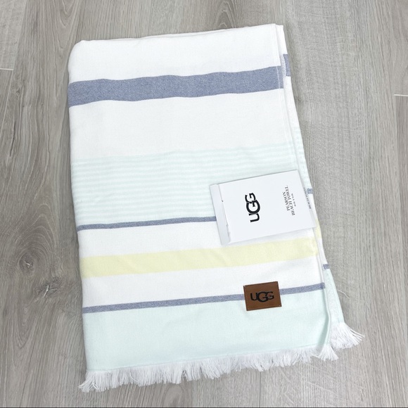 UGG Bath Ugg Beach Towel Cotton Striped Pearson 4 X 70 Poshmark